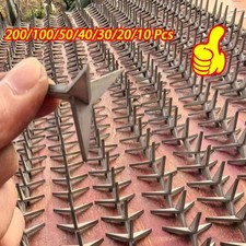 50PC Tire Puncture Spikes Heavy Portable Duty Carbon Steel Triangle Road Spikes picture