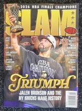 JANEN BRUNSON Slam Magazine Aug 2026 NY KNICKS TRIUMPH Champions OLIVIA MILES picture