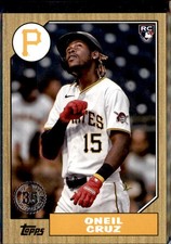 2022 Topps #87TB-48 Oneil Cruz 1987 Topps Baseball 35th Anniversary Rookie picture