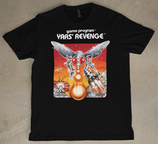Yars' Revenge Atari Retro Video Game T-Shirt - Vintage 1980s Game Cartridge Art picture