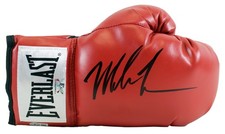 Mike Tyson Authentic Signed Right Hand Red Everlast Boxing Glove BAS picture