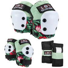 187 Six Pack Protective Pad Set Adult Hibiscus picture