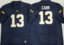 New Mens CJ Carr /Jeremiyah Love Norte Dame Fighting Irish All Stitched Jersey picture