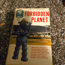 W. J. Stuart Forbidden Planet Vintage Paperback 1956 Bantam Books Altair 4 picture