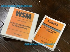 Kubota T1760 tractor Workshop Repair Service & Part Manual printed free shp picture