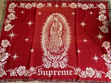 Supreme Virgin Mary Blanket Red FW18 Brand New picture