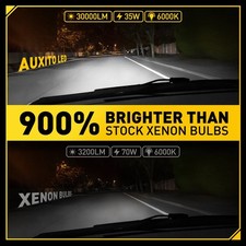 2/4/6X AUXITO D5S LED Headlight Bulbs Conversion Kit 40000LM Bright 6000K White picture
