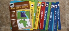 Abeka Eastern Hemisphere Map Skill Cards Grades 5-8 picture