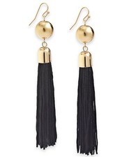 INC Gold-Tone Fringe Drop Earrings MSRP $29.50 picture