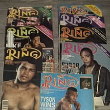 The Ring Magazine  1987 Lot of 8 Mike Tyson Illustrated picture