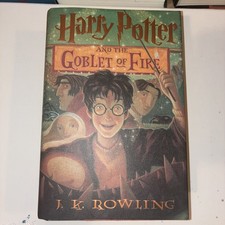 Harry Potter Goblet of Fire True 1st Edition 1st Print Errors Pg 291 & 667 DJ picture