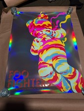 Foo Fighters Philadelphia Lincoln financial Foil poster #56/185 picture