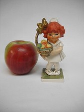 Vintage GOEBEL NURSE FIGURINE-CHEER UP-REDHEAD-FRUIT BASKET-CHARLOT BYJ-VG picture