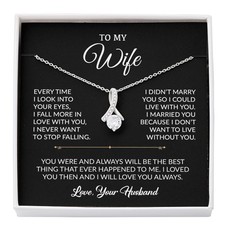 To My Wife Necklace, Gift For Wife, Anniversary Gift For Wife, Necklace For Wife picture