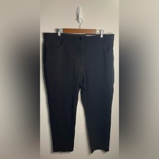NWT Chico's So Slimming Slim Leg Peyton Pant Black Basic Short/Petite Office picture