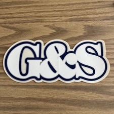 Vintage 70’s 80’s GORDON and SMITH SURFBOARDS SKATEBOARDS Decal Sticker G&S 7.5” picture