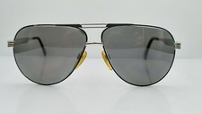 Vintage Sergio Tacchini S.T.1034-S Black Pilot Italy Sunglasses FRAMES ONLY picture