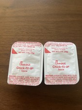 RARE Pack of 2 Misprint ORIGINAL Chick-fil-A Dipping Sauce Packets  picture