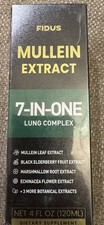 Fidus Mullein Drops for Lungs Lung Detox 7 in 1 Extract 4 oz 9/2027  picture