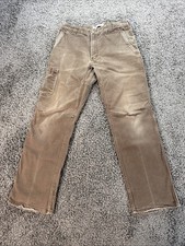 Arborwear Double Knee Work Pants Men’s 34x30 Brown Canvas Carpenter Utility picture