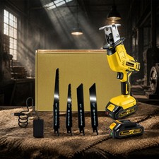 Powerful Cordless Reciprocating Saw 0-3700 RPM 4 Blades & 1pcs * 3.0Ah Battery picture