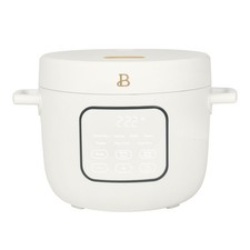 Beautiful 14-Cup Cooked, 6-Cup Uncooked Electric Rice and Grain Cooker, White picture