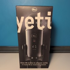 Logitech Blue Yeti Blackout Ultimate USB Professional Microphone new and sealed picture