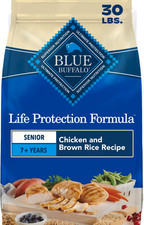 Blue Buffalo Life Formula Senior Chicken & Brown Rice Recipe Dry Dog Food, 30 lb picture