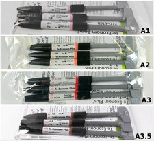3 X Ivoclar Vivadent Dental Light Cure Composite TE-Econom Plus Resin All Shades picture