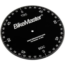 BikeMaster Aluminum Timing Degree Wheel 37-002 picture