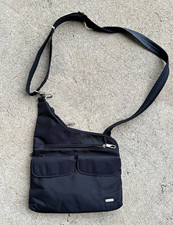 Travelon Anti Theft Black Crossbody Bag Adjustable Strap Multiple Pockets picture