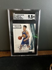 2010-11 Prestige - Rookie Jeremy Lin #187 Draft Picks Rights Autographs /199   picture
