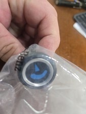 70-78 MERCEDES R107 SL SLC A/C AC CONTROL Knob Blue Graphics NOS  picture