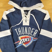 NBA Oklahoma City Thunder OTS Lace-Up Hockey Style Men’s Small Multi-Color NEW picture