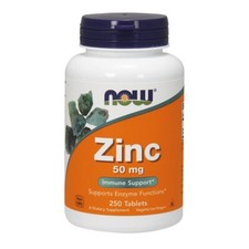 NOW FOODS Zinc 50 mg 250 Tablets picture