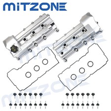 Left & Right ALUMINUM Valve Cover Set for 07-10 Chrysler Sebring 300 Dodge 2.7L picture