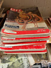 Life Mag Lot.  6 issues one from ea decade EPHEMERA  30s-40s-50s-60s-70s-80s  picture