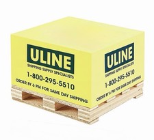Uline Shipping Supplies Sticky Notes On Mini Pallet 500 Sheets Rare New Promo K1 picture