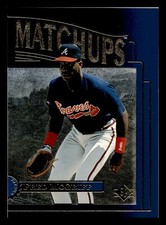 1996 SP Marquee Matchups Fred McGriff HOF #MM20 Atlanta Braves Near Mint NM picture