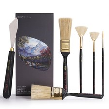 Artify Artist Paint Brush Set endorsed by Painter Phizz, 6-Piece Wet-on-Wet O... picture