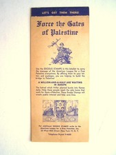 ARTHUR SZYK - Very rare Complete BOOKLET - 1946  FREE PALESTINE (Ships) - MINT picture