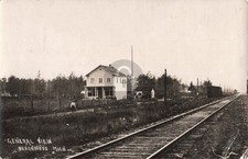 Street View Beechwood MI Michigan 1915 RPPC Photo Postcard COPY picture