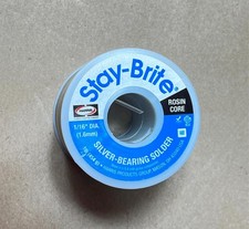 1Lb Harris Stay-Brite Rose Core Silber-Bearing Solder 1/16