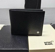 Montblanc 4810 6CC Westside Black Leather Wallet Men's Bi-Fold New in Box picture