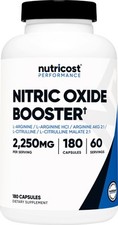 Nutricost Nitric Oxide Booster 750mg, 180 Capsules, 60 Servings picture