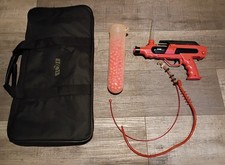 Vintage Super PistolSplat PS800 Paintball Marker Gun Black Silver Spring Powered picture