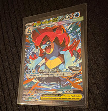 Pokemon Co. Mega Feraligatr EX Ultra Rare Holo Full Art 274/217 EN 2016 picture