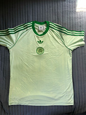 adidas Celtic FC 1888 Soccer Jersey warmup Shirt White/Green Size L picture