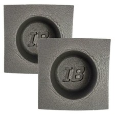 The Install Bay IBBAF60 6.5 inch Foam Car Audio Black Speaker Baffle (pair) 6.5