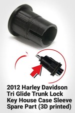 2012 Harley Davidson Tri Glide Trunk Lock Key House Case Sleeve Spare Part picture